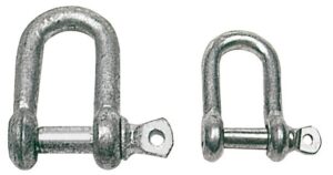 D-Shackle galvanized 10mm