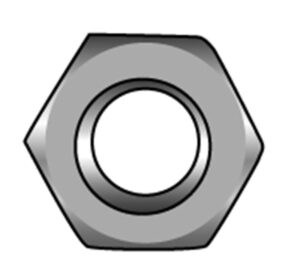 Hexagon nut M6 DIN934 / A4 (10-pack)
