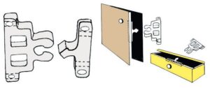 nylon door holder 2pcs/pack