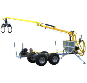 ATV Grapple crane 450-II with wheel drive, winch and boom steering