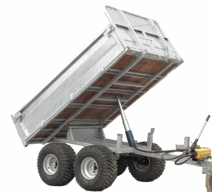 Bronco Tip Trailer with manual handpump max 1600kg